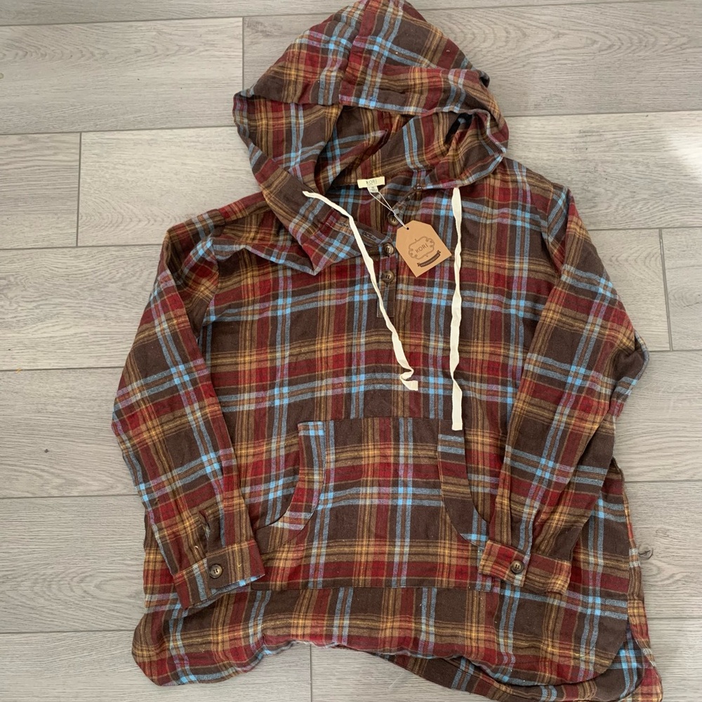 Kori Multicolor Plaid Button-Up Shirt